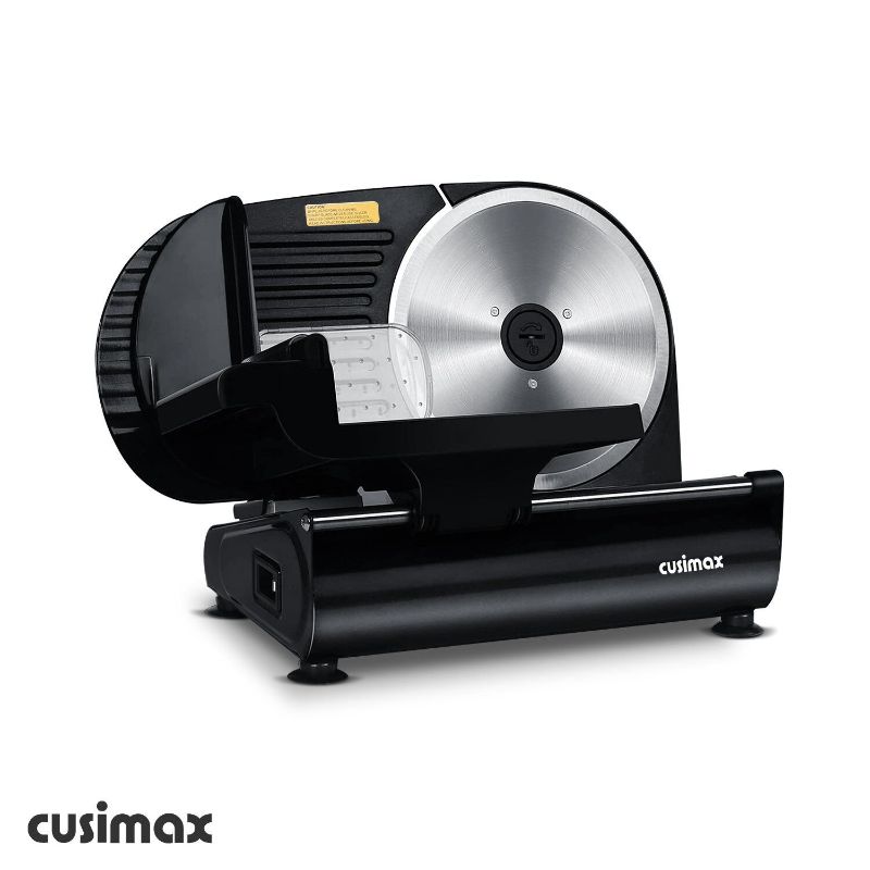 Photo 1 of POWERS ON*
CUSIMAX CMFS-201 7.5" Electric Deli Cheese Meat Bread Food Slicer Cutter Black
