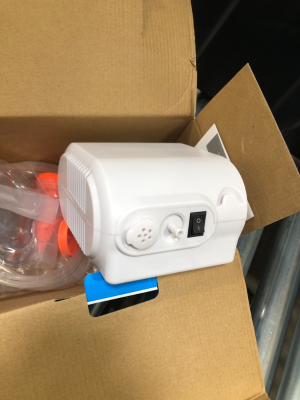 Photo 1 of Nebulizer Machine for Adults and Kids, Compressor Nebulizer with A Set of Accessories, Jet Nebulizer of Cool Mist, Desktop Nebulizer with Compressor System for Breathing Problems
