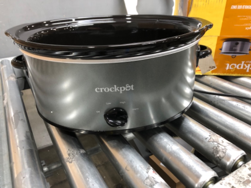 Photo 1 of Crockpot Design to Shine 7-qt. Slow Cooker, Black
