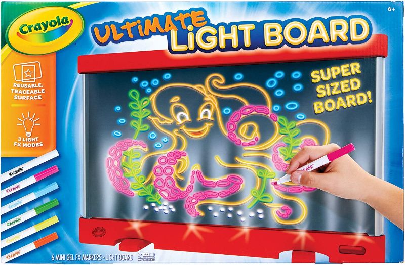 Photo 1 of Crayola Ultimate Light Board, Kids Light-Up Tracing Pad