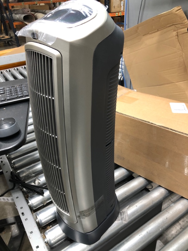 Photo 4 of Lasko 1500W Digital Ceramic Space Heater with Remote, 755320, Silver