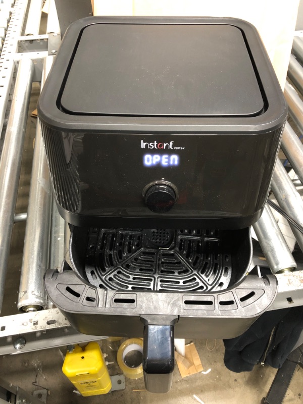 Photo 2 of Instant Vortex 5.7-QT Air Fryer Oven with Accessories, From the Makers of Instant Pot, Customizable Smart Cooking Programs, Digital Touchscreen, Dishwasher-Safe Basket, App with over 100 Recipes