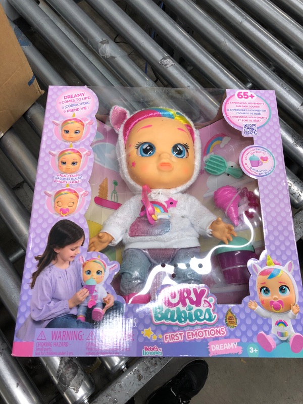 Photo 2 of Cry Babies First Emotions Dreamy Interactive Baby Doll with 65+ Emotions and Baby Sounds, Girls & Kids Age 3+, Multi