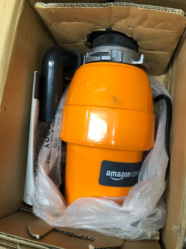 Photo 2 of AmazonCommercial Garbage Disposal with Power Cord, 1/2 HP
