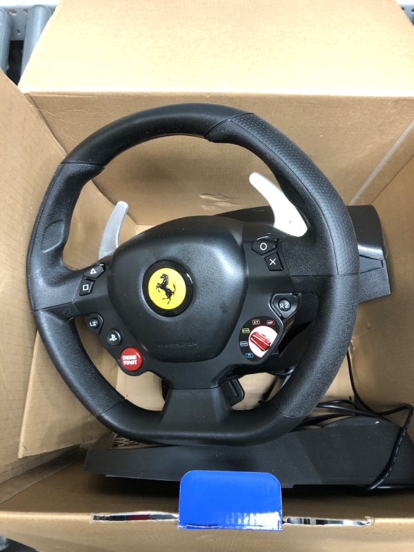 Photo 2 of ***PARTS ONLY*** Thrustmaster T80 Ferrari 488 GTB Edition Racing Wheel PS4