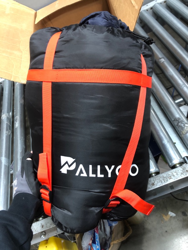 Photo 1 of ALLYGO 0 Degree Sleeping Bag Cotton Flannel Sleeping Bags for Adults Cold Weather Camping Winter Zero Degree Warm Weather Big and Tall Left Zip