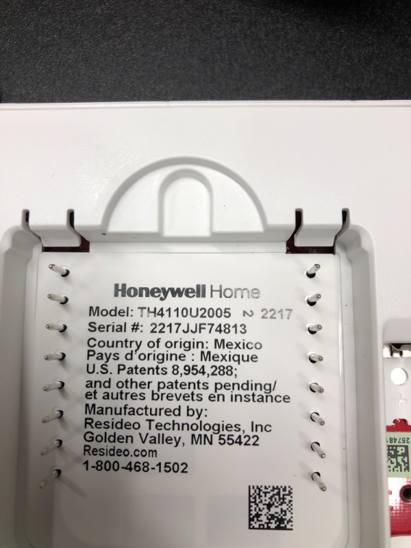 Photo 3 of Honeywell TH6220WF2006/U Lyric T6 Pro Wi-Fi Programmable Thermostat with Stages Up to 2 Heat/1 Cool Heat Pump or 2 Heat/2 Cool Conventional , White
