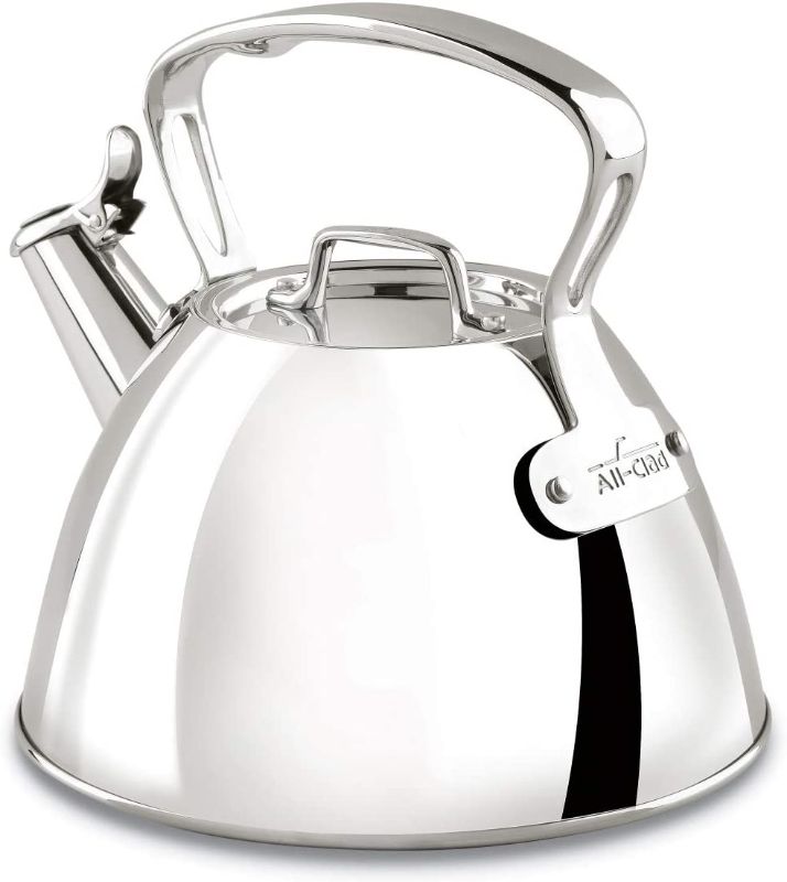 Photo 1 of 
All-Clad E86199 Stainless Steel Tea Kettle, 2-Quart, Silver