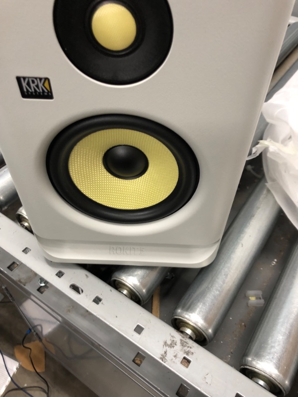 Photo 3 of KRK RP5 Rokit 5 G4 Professional Bi-Amp 5" Powered Studio Monitor, White Noise White Noise RP5-G4 MONITOR