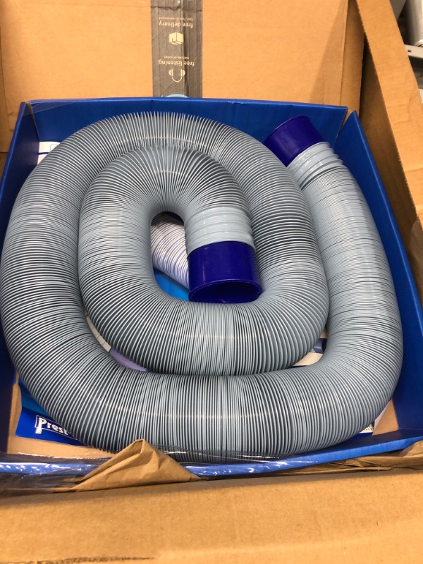 Photo 2 of Prest-O-Fit 1-0065 Ultimate Sewer Hose - 25', White/Blue 