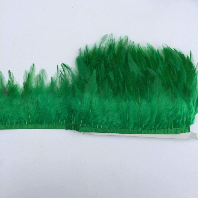 Photo 1 of Costume Bundle: Shekyeon 2yards Rooster Hackle Feather Trim Dress Decoration(Dark Green) and 