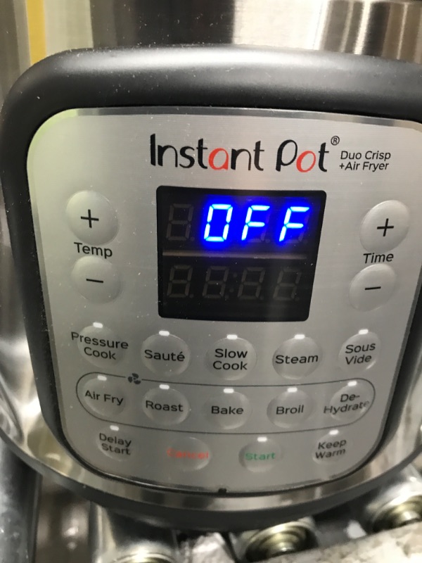 Photo 7 of *** DENT *** Instant Pot 8 qt 11-in-1 Air Fryer Duo Crisp + Electric Pressure Cooker