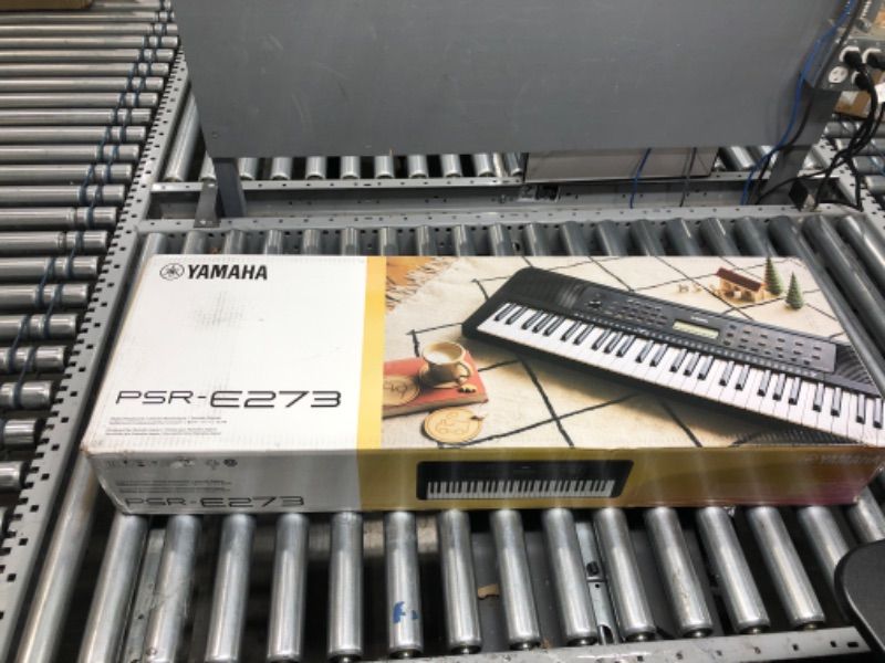 Photo 3 of Yamaha, 61-Key PSR-E273 Portable Keyboard (Power Adapter Sold Separately)