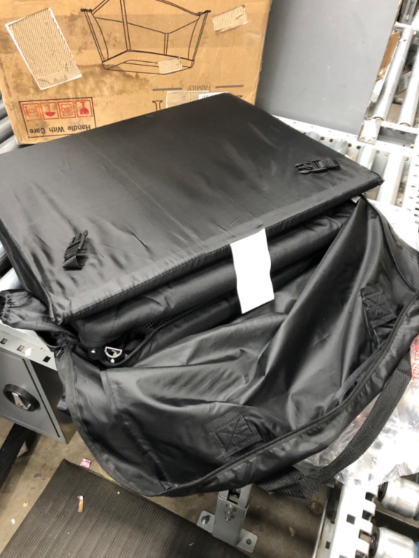 Photo 1 of Dream On Me Travel Light Playard In Black, Lightweight, Portable And Easy To Carry Baby Playard, Indoor And Outdoor - With A Soft And Comfortable Mattress Pad
