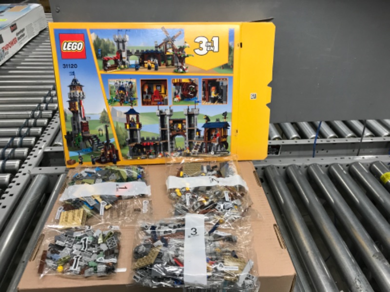 Photo 2 of ***FACTORY SEALED*** LEGO Creator 3in1 Medieval Castle 31120 Building Toy Set for Kids, Boys, and Girls Ages 9+ (1,426 Pieces) Frustration-Free Packaging