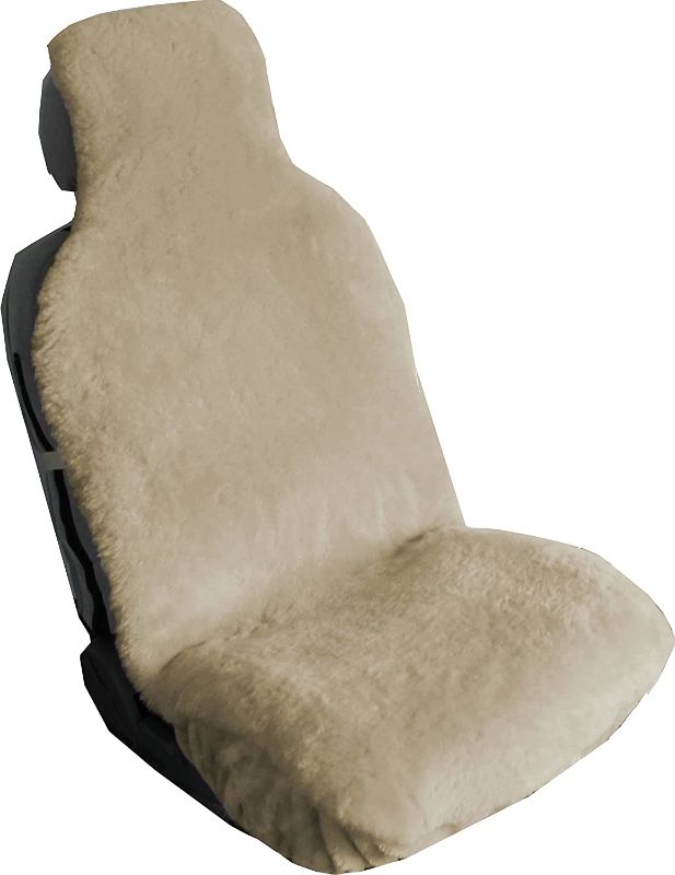 Photo 1 of Aegis cover 701009SND Australian Sheepskin Wrap seat Cover Airbag Ready (Sand)
