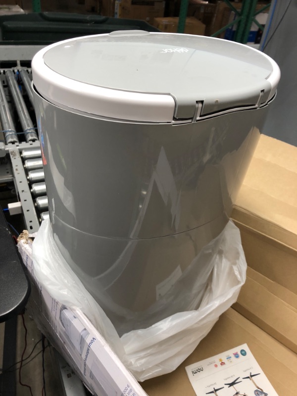 Photo 5 of Dekor Plus Hands-Free Diaper Pail | Gray | Easiest to Use | Just Step – Drop – Done | Doesn’t Absorb Odors | 20 Second Bag Change | Most Economical Refill System |Great for Cloth Diapers