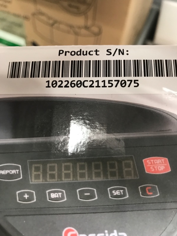 Photo 4 of Cassida C100 Electronic Coin Sorter/Counter, Countable Coins 1¢, 5¢, 10¢, 25¢, 250 Coins/min, 110 VAC & 6600 UV/MG – USA Business Grade Money Counter with UV/MG/IR Counterfeit Detection Coin Sorter + Money Counter 6600 UV/MG