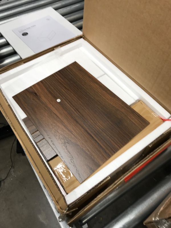 Photo 2 of ***NEW FACTORY SEALED*** Nathan James Jackson Nightstand Side Accent or End Table with Storage, Brown Walnut
