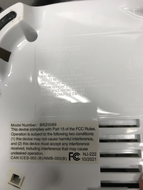 Photo 4 of ***TESTED POWERS ON*** Baby Brezza Baby Bottle Sterilizer and Dryer Advanced – Electric Steam Sterilization Machine – Universal Sterilizing for All Bottles: Plastic + Glass + Pacifiers + Breast Pump Parts - HEPA Filtration