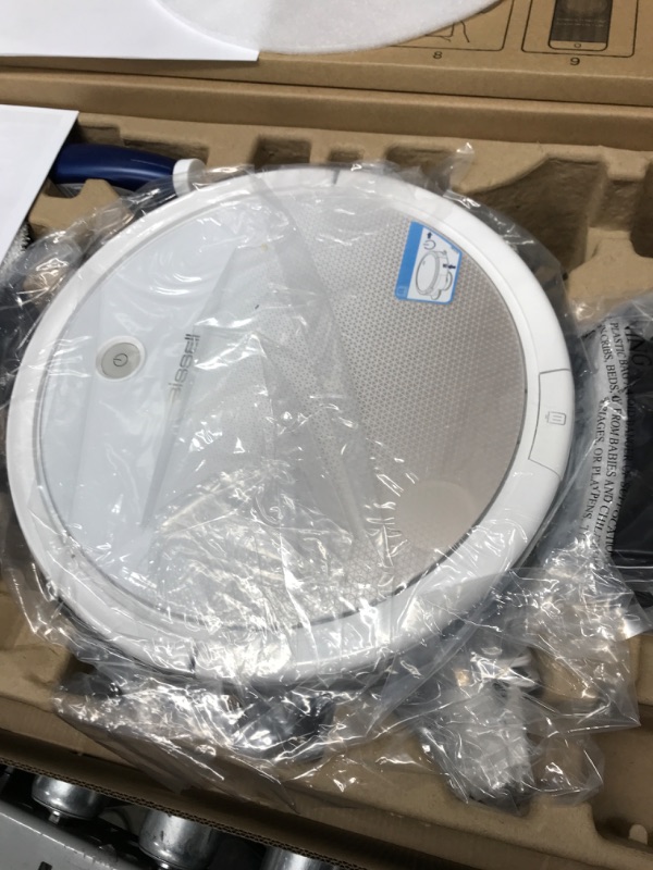 Photo 3 of ***FACTORY SEALED, TESTED POWERS ON*** Bissell SpinWave Pet Robot, 2-in-1 Wet Mop and Dry Robot Vacuum, WiFi Connected with Structured Navigation, 3347