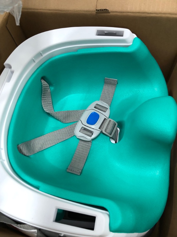 Photo 2 of Baby Einstein Dine & Discover Multi-Use Booster Feeding & Floor Activity Seat with Self-Storing Tray Sea of Support