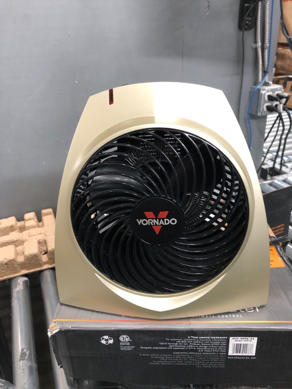 Photo 2 of ***NON_FUNCTIONAL*** Vornado AVH10 Vortex Heater with Auto Climate Control, 2 Heat Settings, Fan Only Option, Digital Display, Advanced Safety Features, Whole Room, White AVH10 — Auto Climate Heater