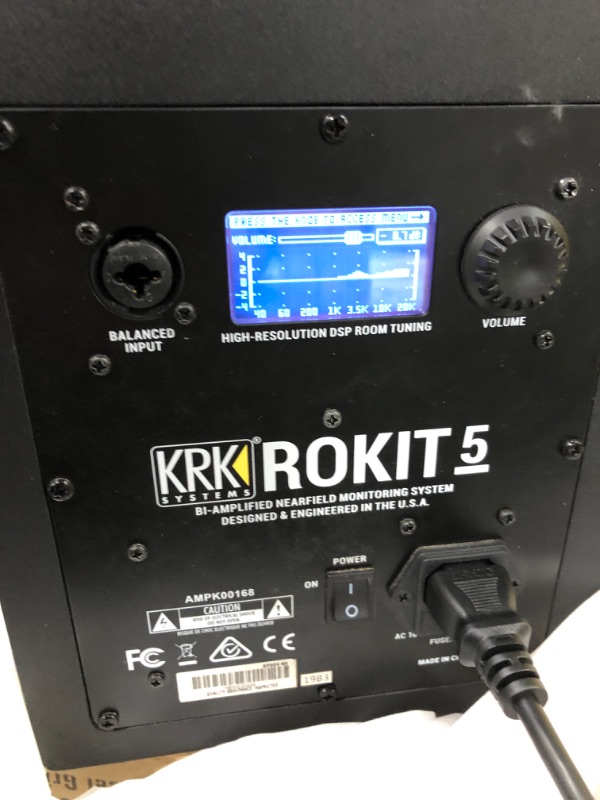 Photo 4 of KRK RP5 Rokit G4 Studio Monitor, Black (RP5G4-NA)
