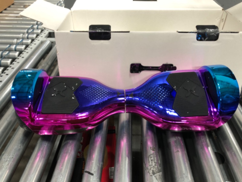 Photo 2 of ***PARTS ONLY*** Hover-1 Helix Electric Hoverboard | 7MPH Top Speed, 4 Mile Range, 6HR Full-Charge, Built-in Bluetooth Speaker, Rider Modes: Beginner to Expert Hoverboard Iridescent