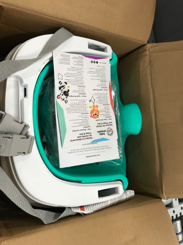 Photo 2 of Baby Einstein Dine & Discover Multi-Use Booster Feeding & Floor Activity Seat with Self-Storing Tray Sea of Support