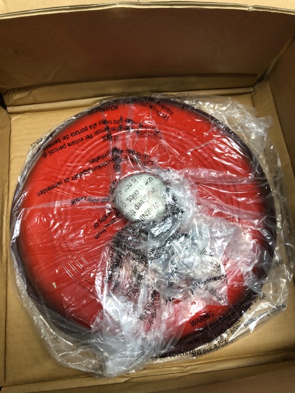 Photo 1 of Amazon Basics Enameled Cast Iron Covered Dutch Oven, 6-Quart, Red
