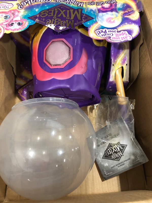 Photo 3 of *USED*Magic Mixies Magical Misting Crystal Ball with Interactive 8 inch Pink Plush Toy and 80+ Sounds and Reactions