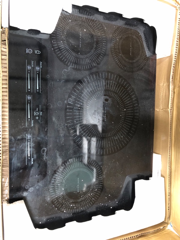 Photo 3 of ***PARTS ONLY*** Frigidaire FGIC3066TB Gallery 30" Electric Induction Cooktop, Built-in 4-Burner, Vitroceramic Glass, Black