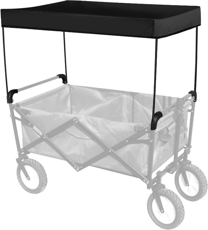 Photo 1 of [LOSCHEN] Wagon Canopy Cover for Camping, Garden Beach Wagon Cover Not The Whole Car (Black)
