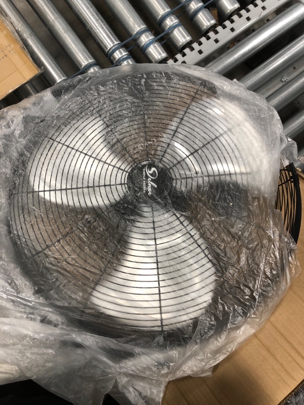 Photo 4 of ***TESTED** POWERS***Simple Deluxe 18 Inch Pedestal Standing Fan, High Velocity, Heavy Duty Metal For Industrial, Commercial, Residential, Greenhouse Use, Black
