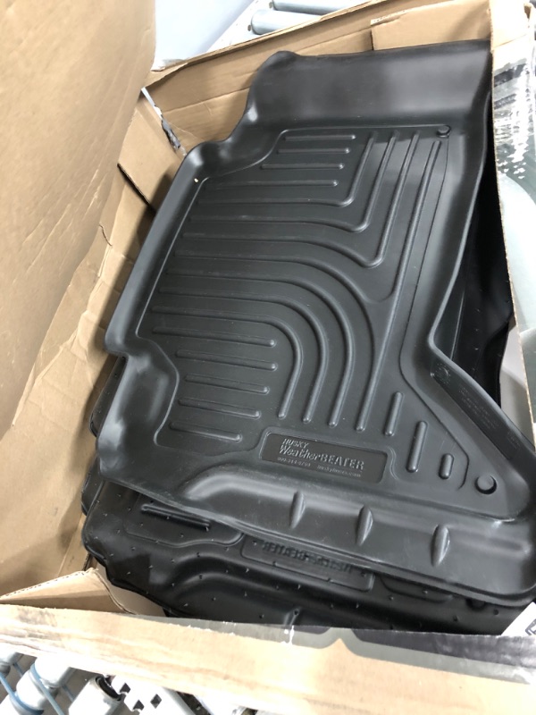 Photo 2 of Husky Liners Weatherbeater Series | Front & 2nd Seat Floor Liners (Footwell Coverage) - Black | 98951 | Fits 2005-2015 Toyota Tacoma Double Cab 3 Pcs