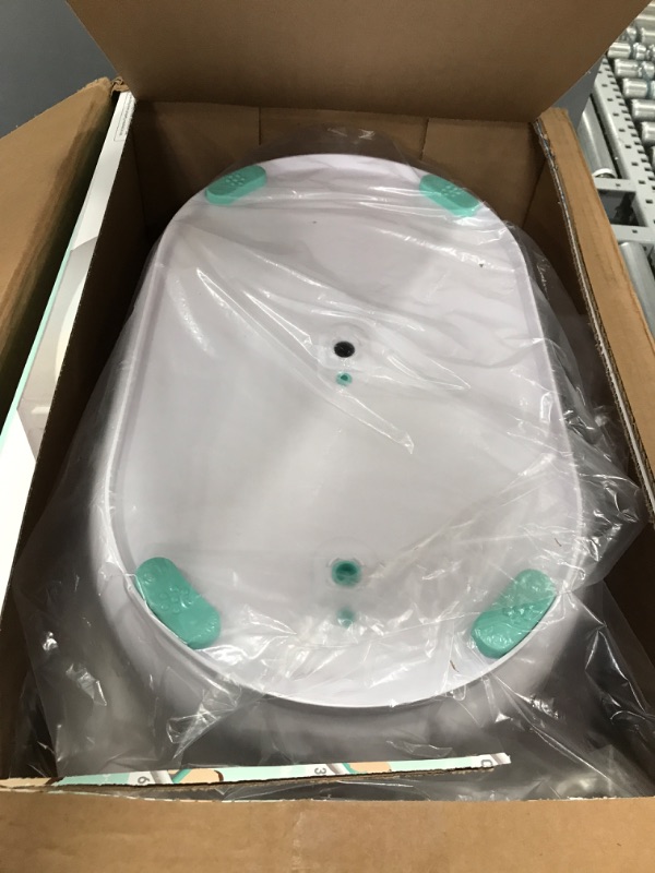 Photo 2 of 4-in-1 Grow-with-Me Bath Tub by Frida Baby Transforms Infant Bathtub to Toddler Bath Seat with Backrest for Assisted Sitting in Tub