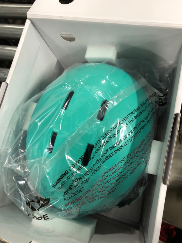 Photo 2 of Anon Snow-Sports-Helmets Kids' Rime 3 Helmet Happy Teal Small/Medium