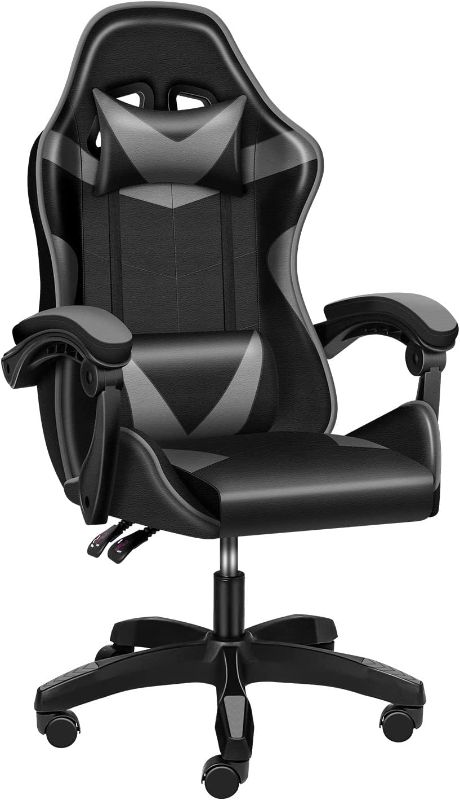 Photo 1 of YSSOA Backrest and Seat Height Adjustable Swivel Recliner Racing Office Computer Ergonomic Video Game Chair
