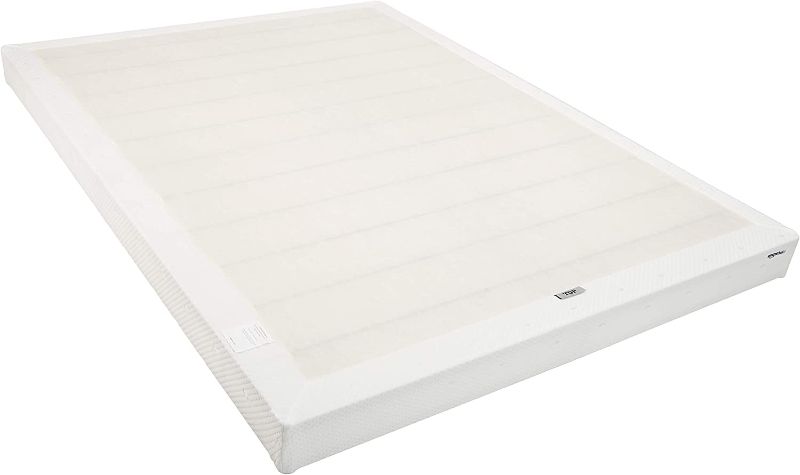 Photo 1 of Amazon Basics Smart Box Spring Bed Base, 5-Inch Mattress Foundation - Queen Size, Tool-Free Easy Assembly
