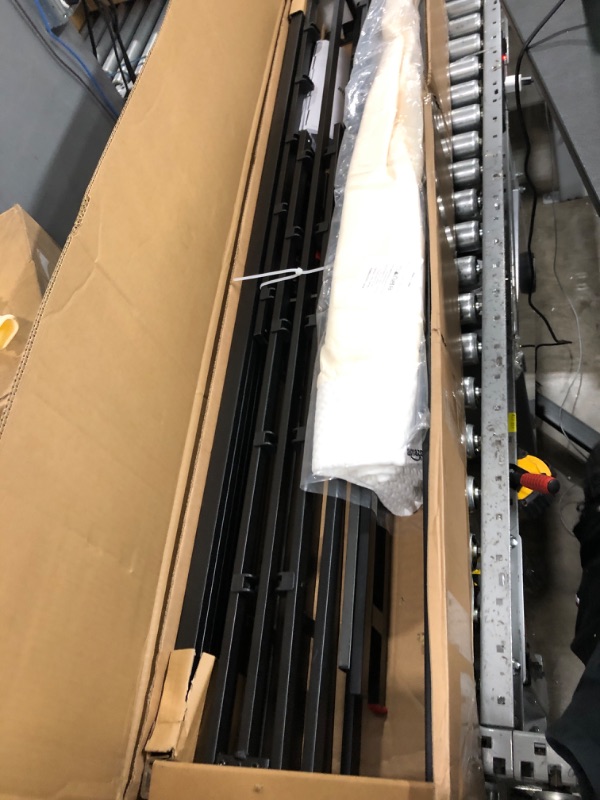 Photo 1 of Amazon Basics Smart Box Spring Bed Base, 5-Inch Mattress Foundation - Queen Size, Tool-Free Easy Assembly
