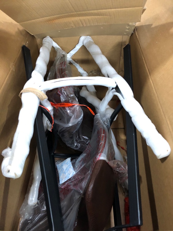 Photo 1 of Christopher Knight Home Dax Barstools, 2-Pcs Set, Snake Skin Brown
