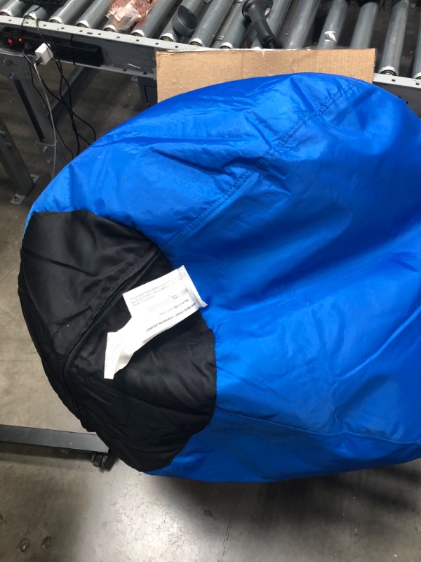 Photo 2 of Big Joe Classic Beanbag Chair, Sapphire Sapphire Round