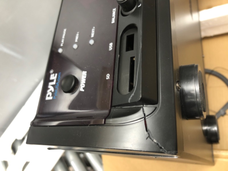Photo 1 of ****PARTS ONLY**** Pyle Wireless Bluetooth Power Amplifier System 300W 4 Channel Home Theater Audio Stereo Sound Receiver Box Entertainment w/ USB, RCA, 3.5mm AUX, LED, Remote for Speaker, PA, Studio- PT390BTU,BLACK