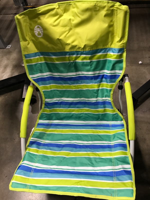 Photo 2 of Coleman Utopia Breeze Beach Low Sling Camping Chair w/ Cup Holder & Carry Bag