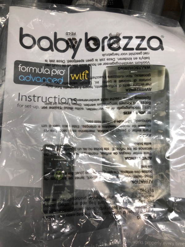 Photo 3 of Baby Brezza Formula Pro Mini Baby Formula Maker – Small Baby Formula Mixer Machine Fits Small Spaces and is Portable for Travel– Bottle Makers Makes The Perfect Bottle for Your Infant On The Go Advanced, WiFi