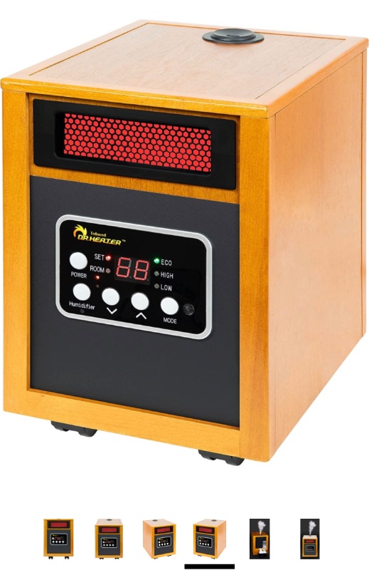 Photo 1 of Dr. Infrared Heater Portable Space Heater with Humidifier, 1500-Watt