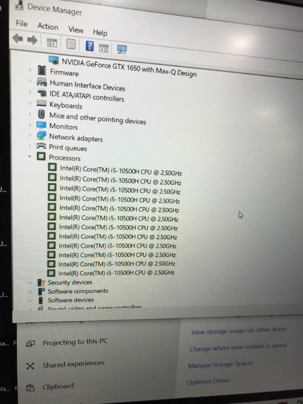 Photo 8 of MSI GF Series - 15.6" 60 Hz IPS - Intel Core i5 10th Gen 10500H (2.50 GHz) - NVIDIA GeForce GTX 1650 - 8 GB DDR4 - 256 GB PCIe SSD - Windows 10 Home 64-bit - Gaming Laptop )