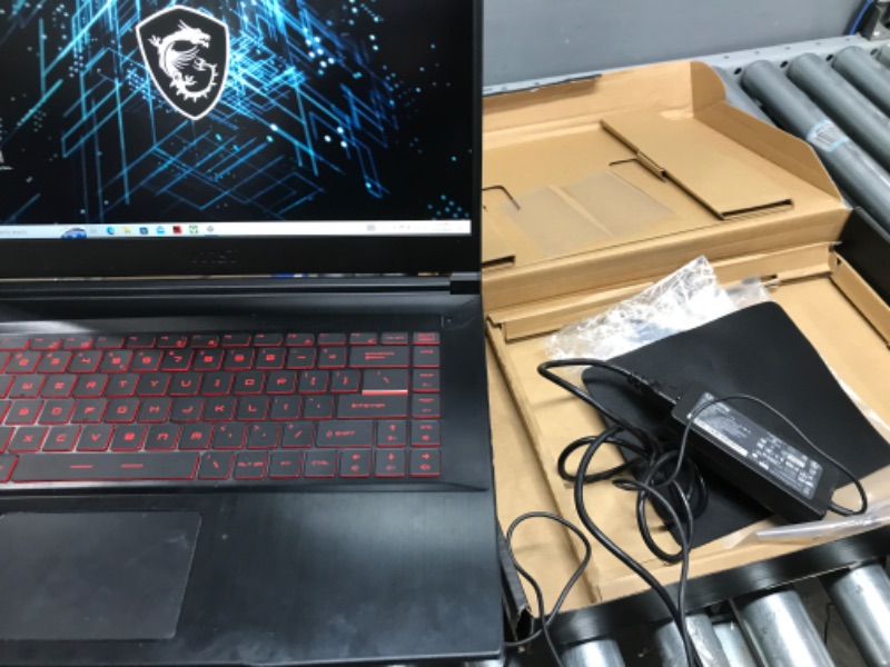 Photo 12 of MSI GF Series - 15.6" 60 Hz IPS - Intel Core i5 10th Gen 10500H (2.50 GHz) - NVIDIA GeForce GTX 1650 - 8 GB DDR4 - 256 GB PCIe SSD - Windows 10 Home 64-bit - Gaming Laptop )