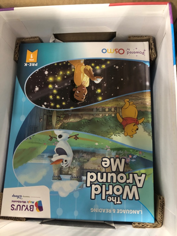 Photo 3 of BYJU’S Learning Kit: Disney, Pre-K Premium Edition (App + 9 Workbooks) - Preschool, Ages 3-5, Featuring Disney & Pixar Characters- Learn Numbers, Letters, Shapes & Colors - Osmo iPad Base Included iPad Pre-K